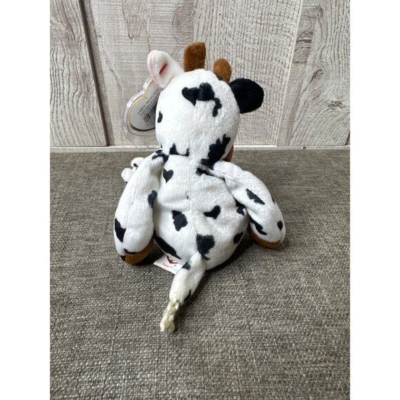 Ty Beanie Babies Tipsy Cow Plush Toy 2003 Retired Collectible - Picture 3 of 9